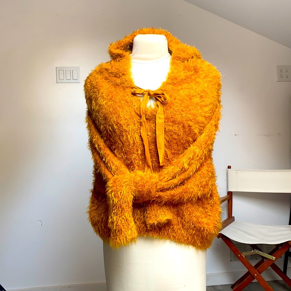 Free People Cozy Teddy Bear Sweater